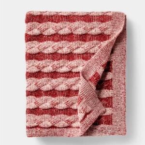 NWT Sold Out 50"x60" Twisted Cable Cane Cane Throw Blanket - Threshold